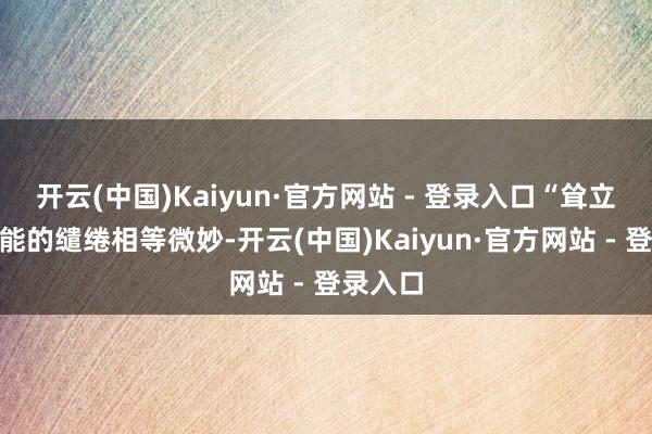开云(中国)Kaiyun·官方网站 - 登录入口“耸立物”功能的缱绻相等微妙-开云(中国)Kaiyun·官方网站 - 登录入口