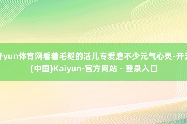 开yun体育网看着毛糙的活儿专爱磨不少元气心灵-开云(中国)Kaiyun·官方网站 - 登录入口