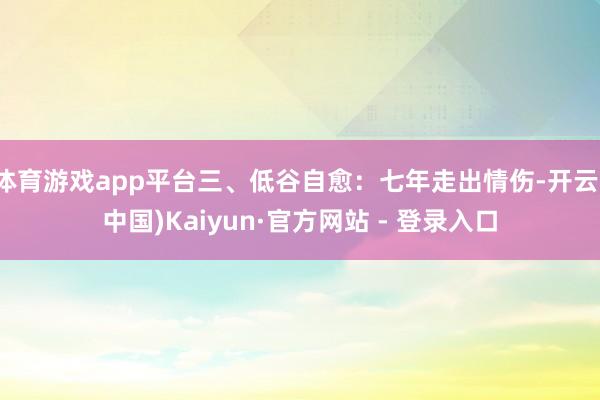 体育游戏app平台三、低谷自愈：七年走出情伤-开云(中国)Kaiyun·官方网站 - 登录入口